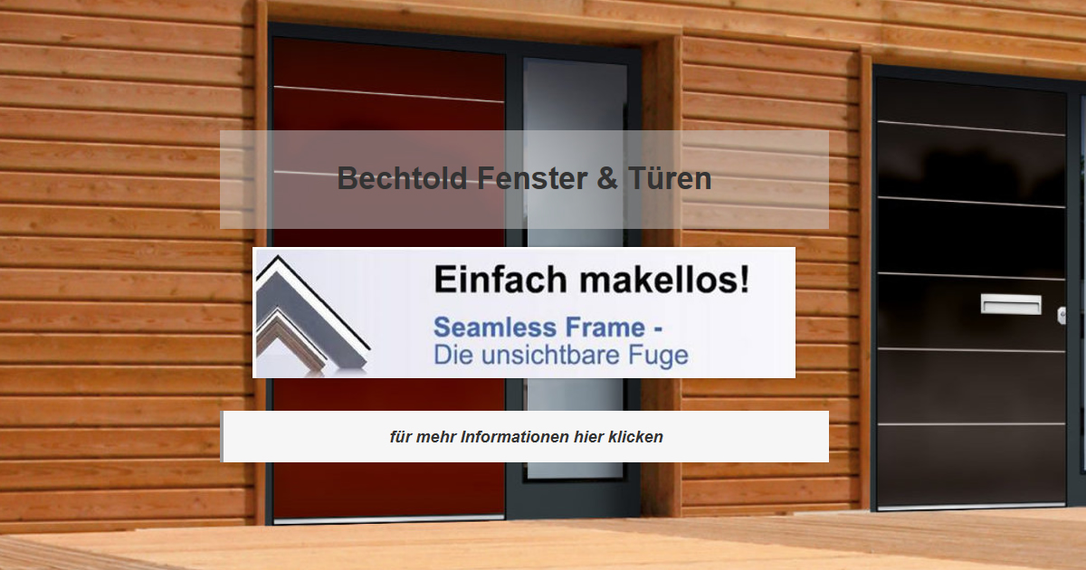 Fensterbau Reinheim - Bechtold Rollläden, Wintergärten, Terrassenüberdachung