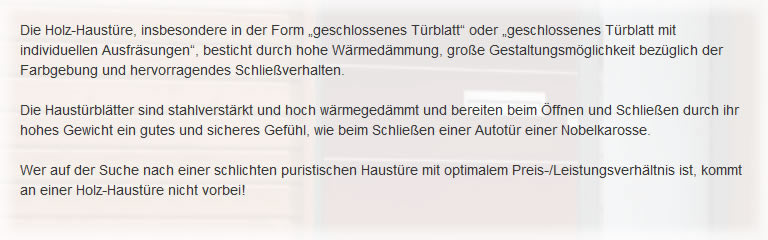 Holz Haustüren für  Wahlheim