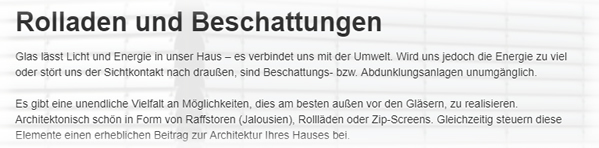 Rollläden 